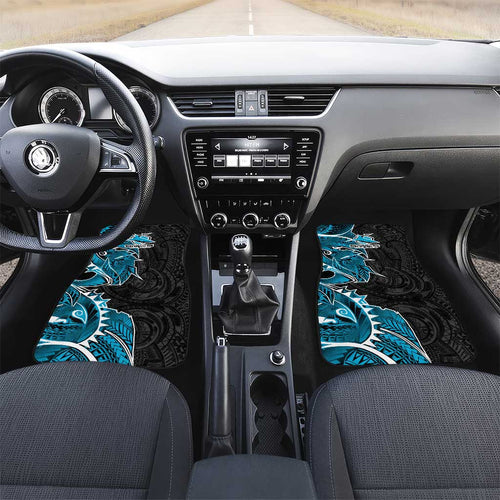Cronulla Sharks Car Mats Polynesian Tribal Tattoo Pacific Sport Art