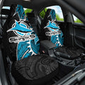 Cronulla Sharks Car Seat Cover Polynesian Tribal Tattoo Pacific Sport Art