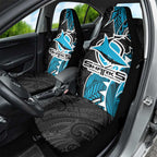 Cronulla Sharks Car Seat Cover Polynesian Tribal Tattoo Pacific Sport Art