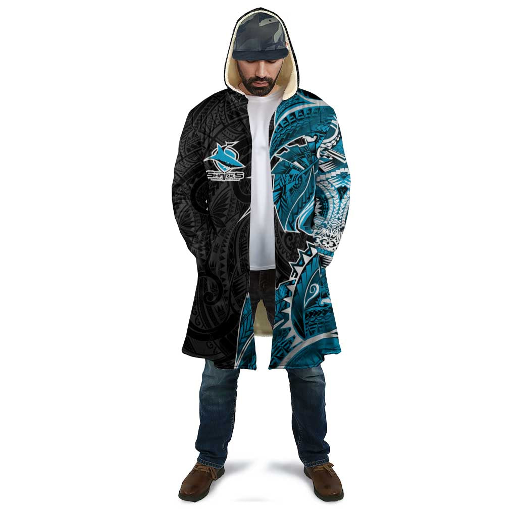 Cronulla Sharks Cloak Polynesian Tribal Tattoo Pacific Sport Art