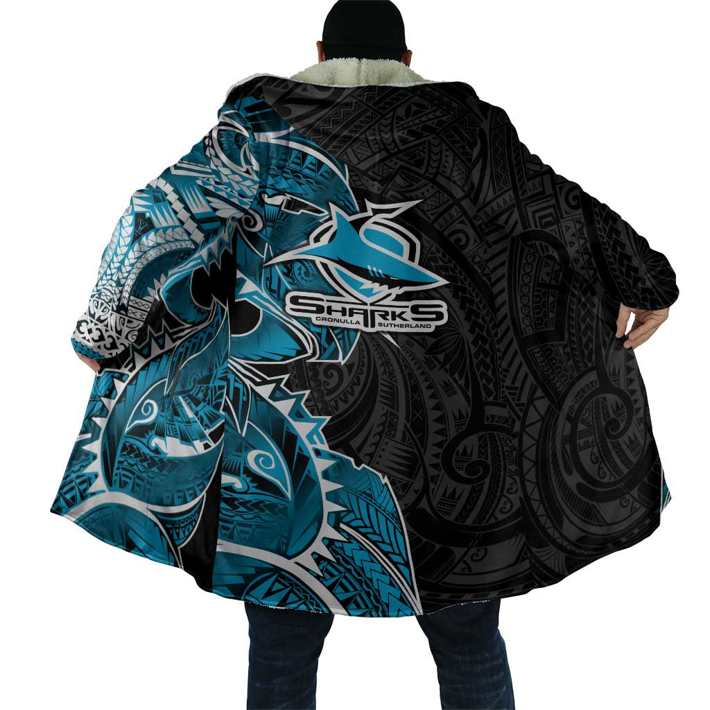 Cronulla Sharks Cloak Polynesian Tribal Tattoo Pacific Sport Art