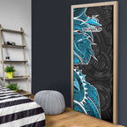 Cronulla Sharks Door Cover Polynesian Tribal Tattoo Pacific Sport Art