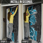 Cronulla Sharks Door Cover Polynesian Tribal Tattoo Pacific Sport Art