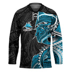 Cronulla Sharks Hockey Jersey Polynesian Tribal Tattoo Pacific Sport Art