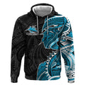 Cronulla Sharks Hoodie Polynesian Tribal Tattoo Pacific Sport Art