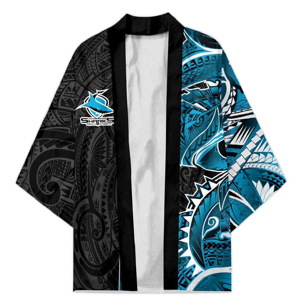 Cronulla Sharks Kimono Polynesian Tribal Tattoo Pacific Sport Art