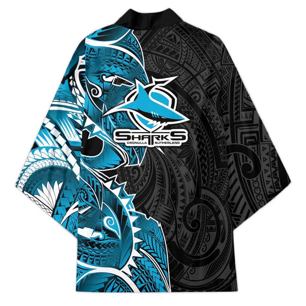 Cronulla Sharks Kimono Polynesian Tribal Tattoo Pacific Sport Art