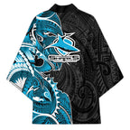 Cronulla Sharks Kimono Polynesian Tribal Tattoo Pacific Sport Art