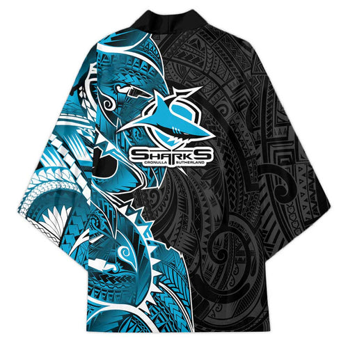 Cronulla Sharks Kimono Polynesian Tribal Tattoo Pacific Sport Art