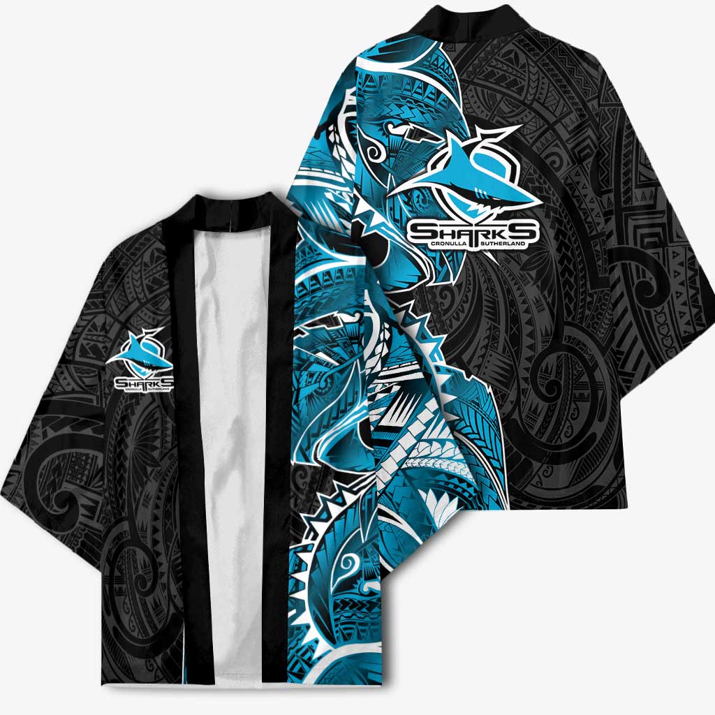 Cronulla Sharks Kimono Polynesian Tribal Tattoo Pacific Sport Art