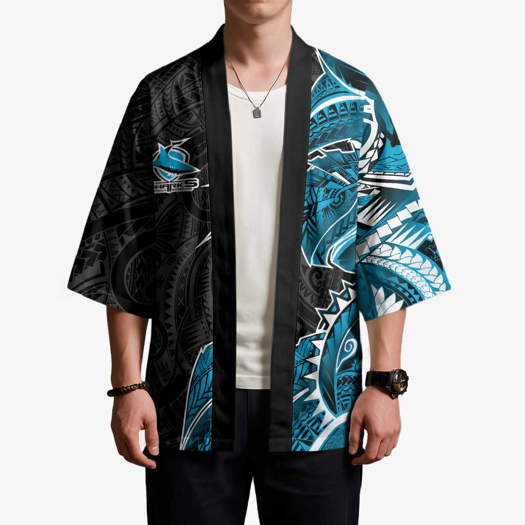 Cronulla Sharks Kimono Polynesian Tribal Tattoo Pacific Sport Art