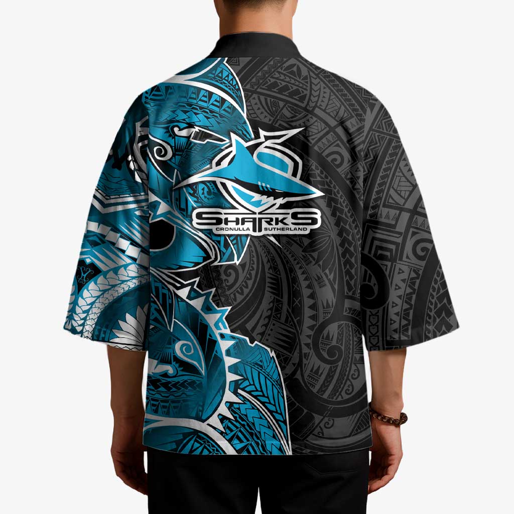 Cronulla Sharks Kimono Polynesian Tribal Tattoo Pacific Sport Art