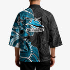 Cronulla Sharks Kimono Polynesian Tribal Tattoo Pacific Sport Art