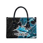 Cronulla Sharks Leather Bag Polynesian Tribal Tattoo Pacific Sport Art
