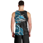 Cronulla Sharks Men Tank Top Polynesian Tribal Tattoo Pacific Sport Art