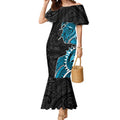 Cronulla Sharks Mermaid Dress Polynesian Tribal Tattoo Pacific Sport Art
