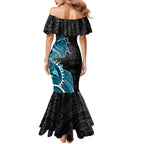 Cronulla Sharks Mermaid Dress Polynesian Tribal Tattoo Pacific Sport Art