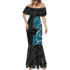Cronulla Sharks Mermaid Dress Polynesian Tribal Tattoo Pacific Sport Art
