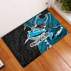 Cronulla Sharks Rubber Doormat Polynesian Tribal Tattoo Pacific Sport Art
