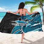 Cronulla Sharks Sarong Polynesian Tribal Tattoo Pacific Sport Art