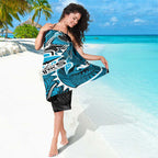 Cronulla Sharks Sarong Polynesian Tribal Tattoo Pacific Sport Art