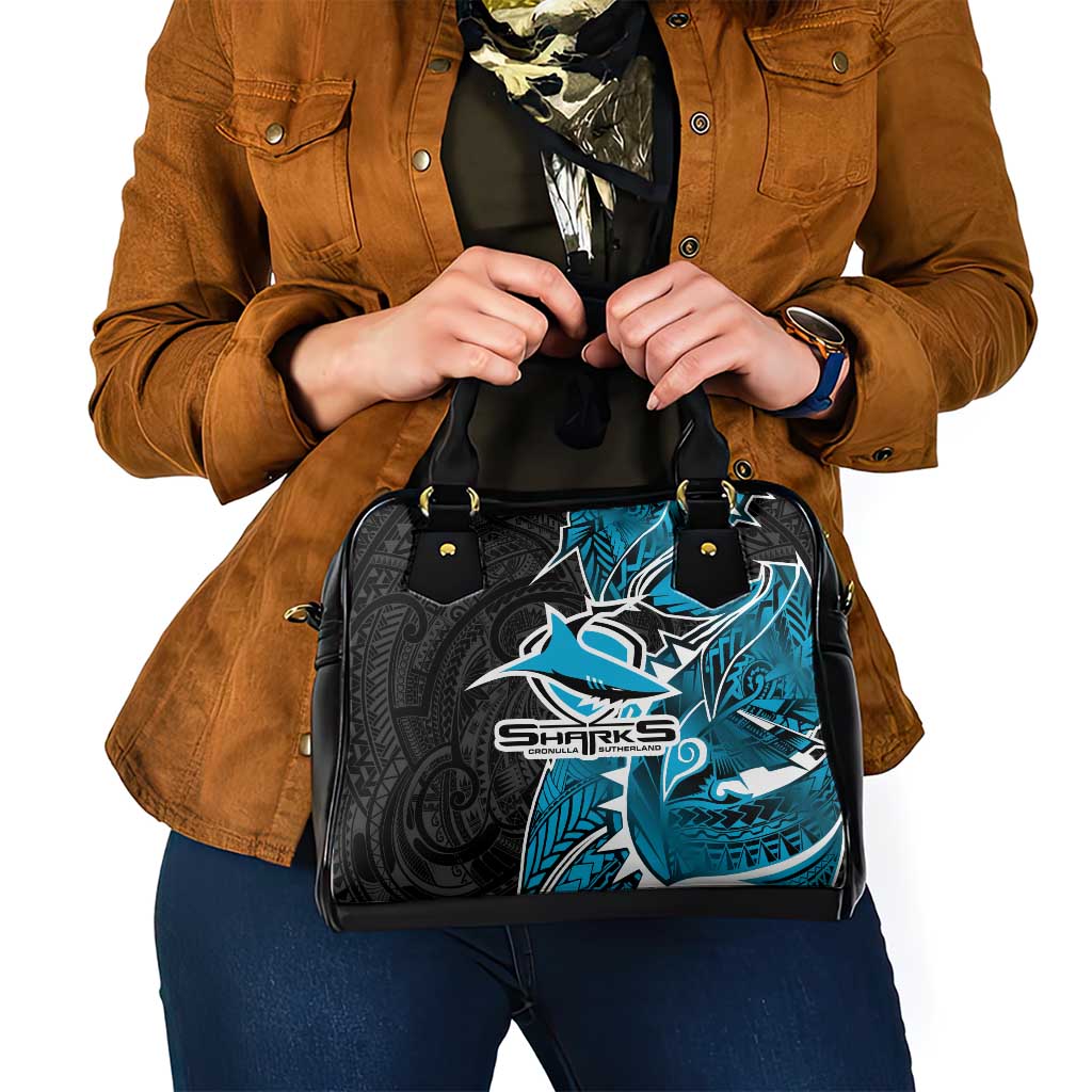 Cronulla Sharks Shoulder Handbag Polynesian Tribal Tattoo Pacific Sport Art