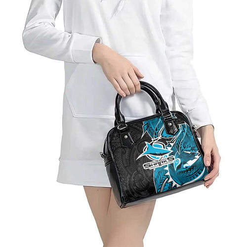Cronulla Sharks Shoulder Handbag Polynesian Tribal Tattoo Pacific Sport Art