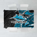 Cronulla Sharks Tablecloth Polynesian Tribal Tattoo Pacific Sport Art
