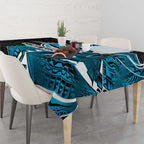 Cronulla Sharks Tablecloth Polynesian Tribal Tattoo Pacific Sport Art