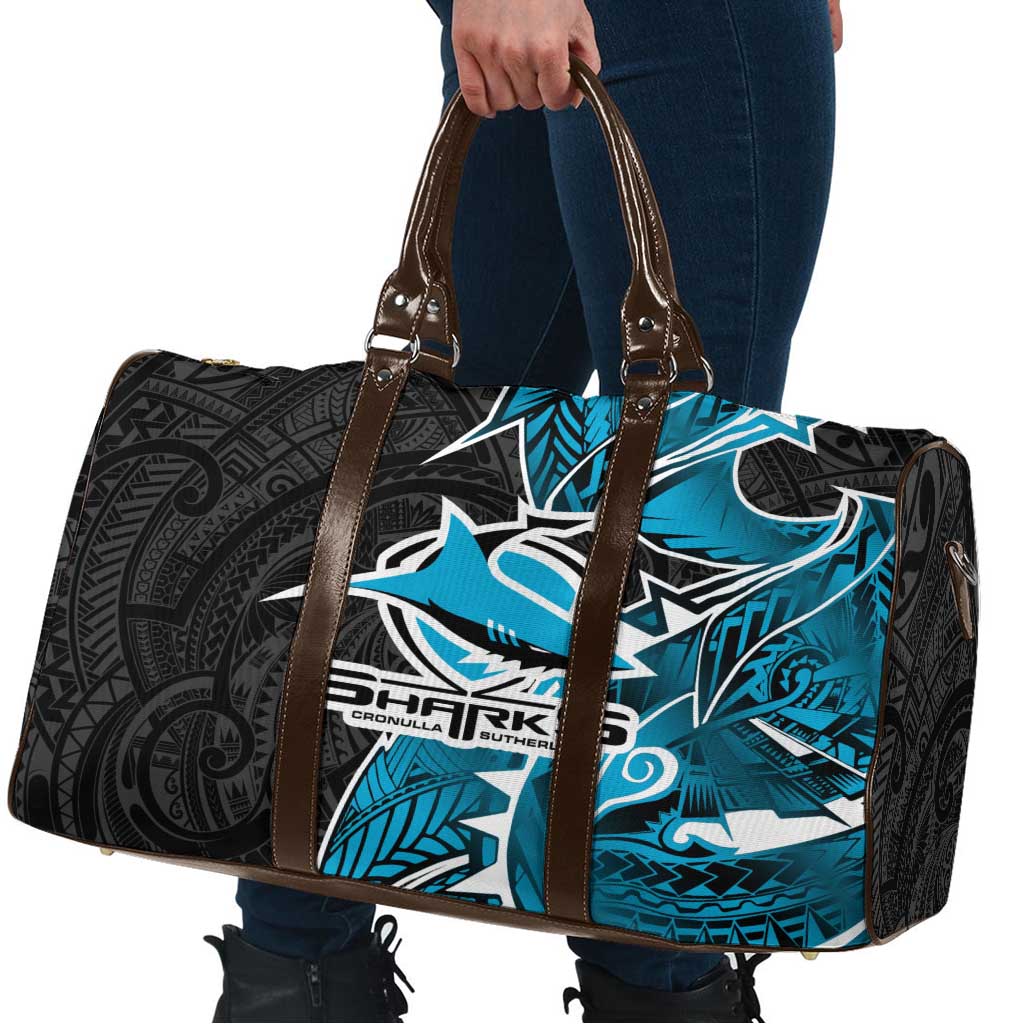 Cronulla Sharks Travel Bag Polynesian Tribal Tattoo Pacific Sport Art