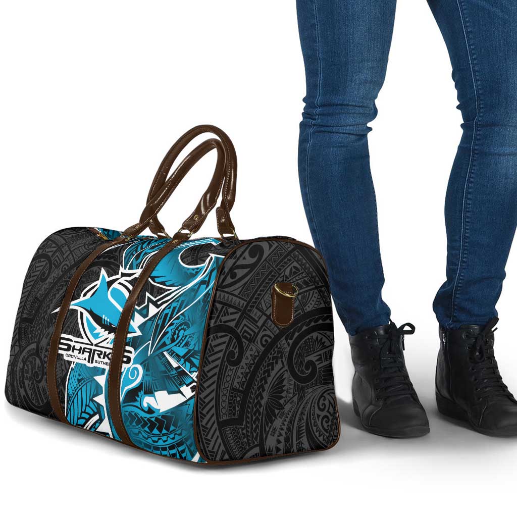 Cronulla Sharks Travel Bag Polynesian Tribal Tattoo Pacific Sport Art