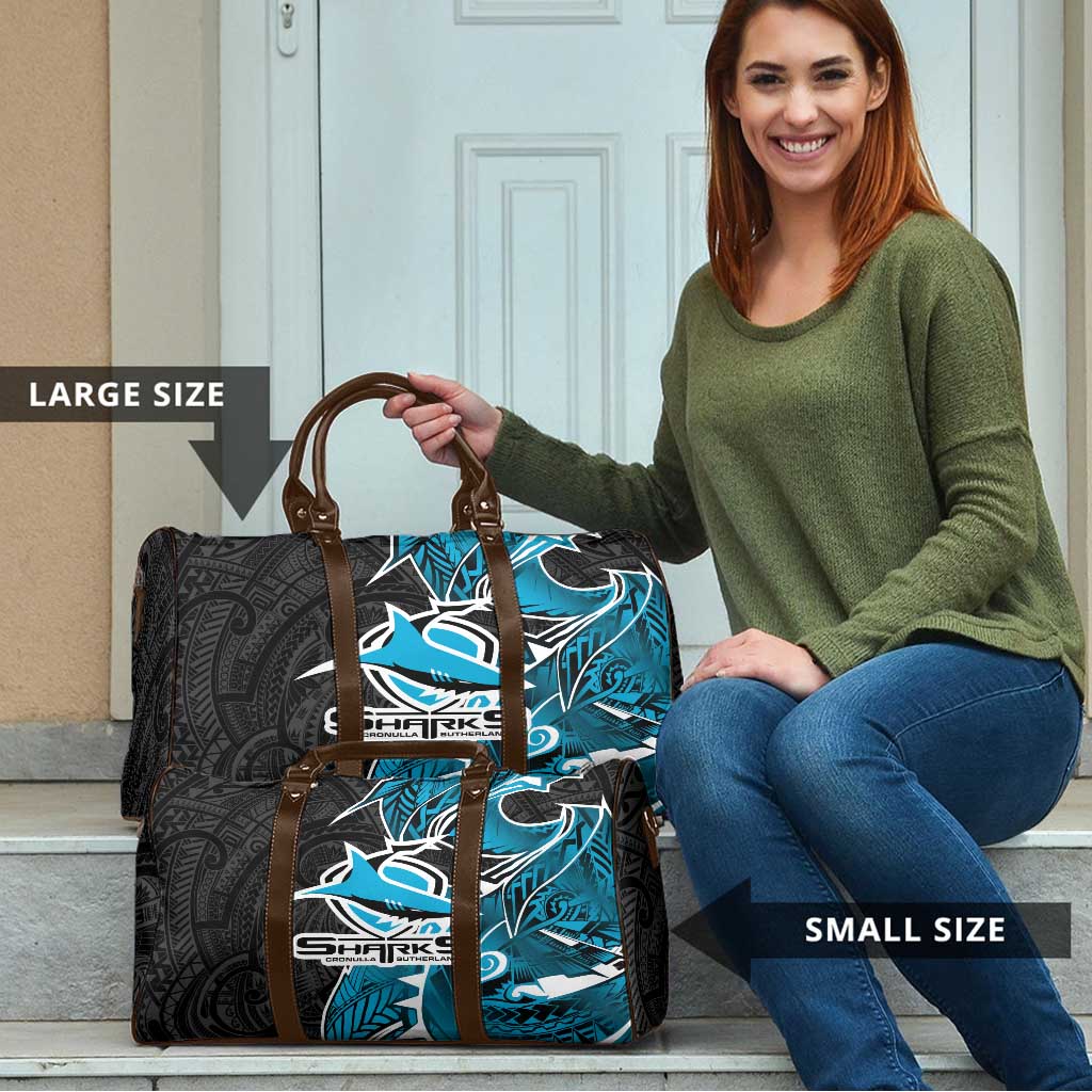 Cronulla Sharks Travel Bag Polynesian Tribal Tattoo Pacific Sport Art