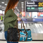Cronulla Sharks Travel Bag Polynesian Tribal Tattoo Pacific Sport Art