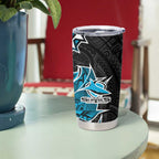 Cronulla Sharks Tumbler Cup Polynesian Tribal Tattoo Pacific Sport Art