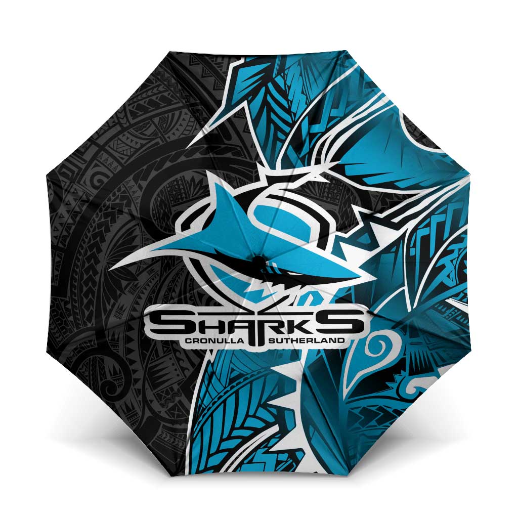 Cronulla Sharks Umbrella Polynesian Tribal Tattoo Pacific Sport Art