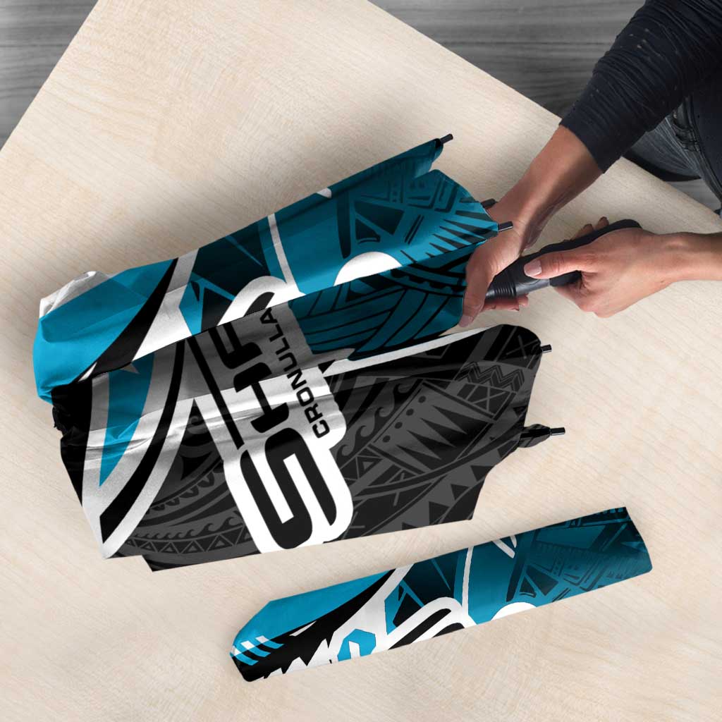 Cronulla Sharks Umbrella Polynesian Tribal Tattoo Pacific Sport Art
