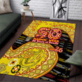 Richmond Tigers NAIDOC Week 2026 Area Rug Australian Aboriginal Dot Art Dreamtime Pattern Style