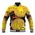 Richmond Tigers NAIDOC Week 2026 Baseball Jacket Australian Aboriginal Dot Art Dreamtime Pattern Style