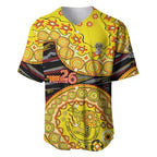 Richmond Tigers NAIDOC Week 2026 Baseball Jersey Australian Aboriginal Dot Art Dreamtime Pattern Style