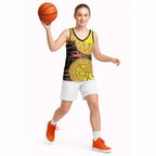 Richmond Tigers NAIDOC Week 2026 Basketball Jersey Australian Aboriginal Dot Art Dreamtime Pattern Style