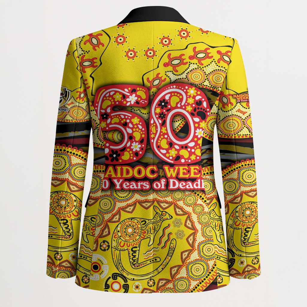 Richmond Tigers NAIDOC Week 2026 Blazer Australian Aboriginal Dot Art Dreamtime Pattern Style