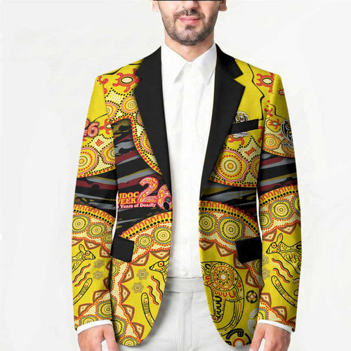 Richmond Tigers NAIDOC Week 2026 Blazer Australian Aboriginal Dot Art Dreamtime Pattern Style