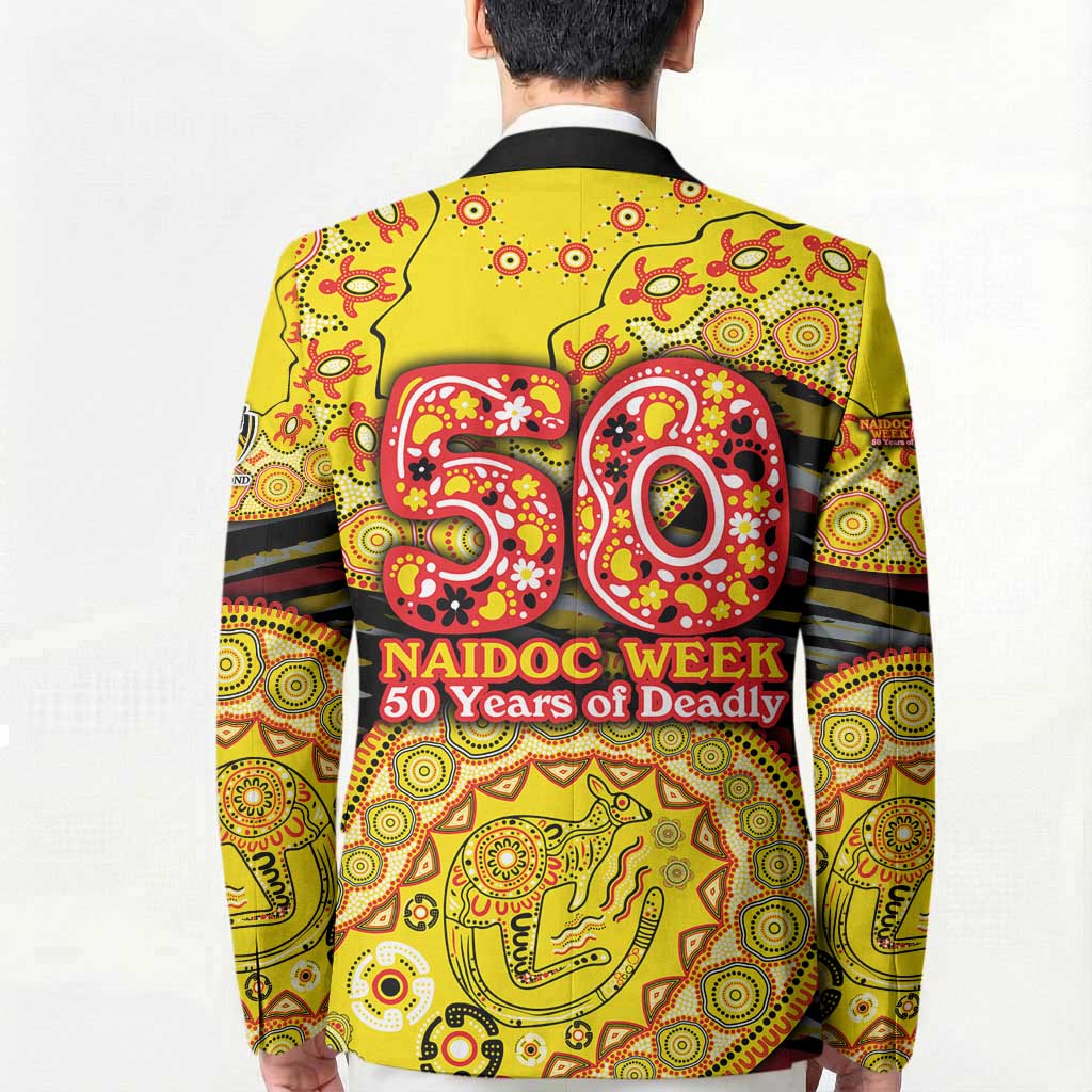 Richmond Tigers NAIDOC Week 2026 Blazer Australian Aboriginal Dot Art Dreamtime Pattern Style