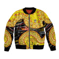 Richmond Tigers NAIDOC Week 2026 Bomber Jacket Australian Aboriginal Dot Art Dreamtime Pattern Style
