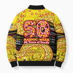 Richmond Tigers NAIDOC Week 2026 Bomber Puffer Jacket Australian Aboriginal Dot Art Dreamtime Pattern Style