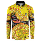 Richmond Tigers NAIDOC Week 2026 Button Sweatshirt Australian Aboriginal Dot Art Dreamtime Pattern Style