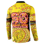 Richmond Tigers NAIDOC Week 2026 Button Sweatshirt Australian Aboriginal Dot Art Dreamtime Pattern Style