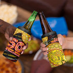 Richmond Tigers NAIDOC Week 2026 4 in 1 Can Cooler Tumbler Australian Aboriginal Dot Art Dreamtime Pattern Style