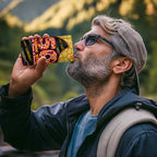 Richmond Tigers NAIDOC Week 2026 4 in 1 Can Cooler Tumbler Australian Aboriginal Dot Art Dreamtime Pattern Style