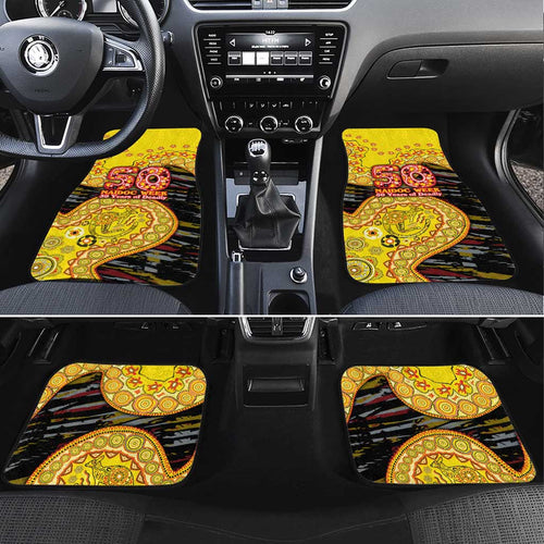 Richmond Tigers NAIDOC Week 2026 Car Mats Australian Aboriginal Dot Art Dreamtime Pattern Style